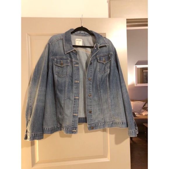 old navy plus size jean jacket